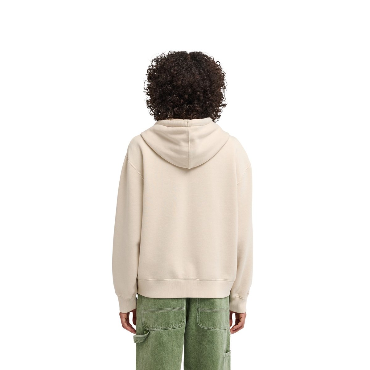 Sweat capuche LOWCASE PIGMENT beige oat milk, ELEMENT