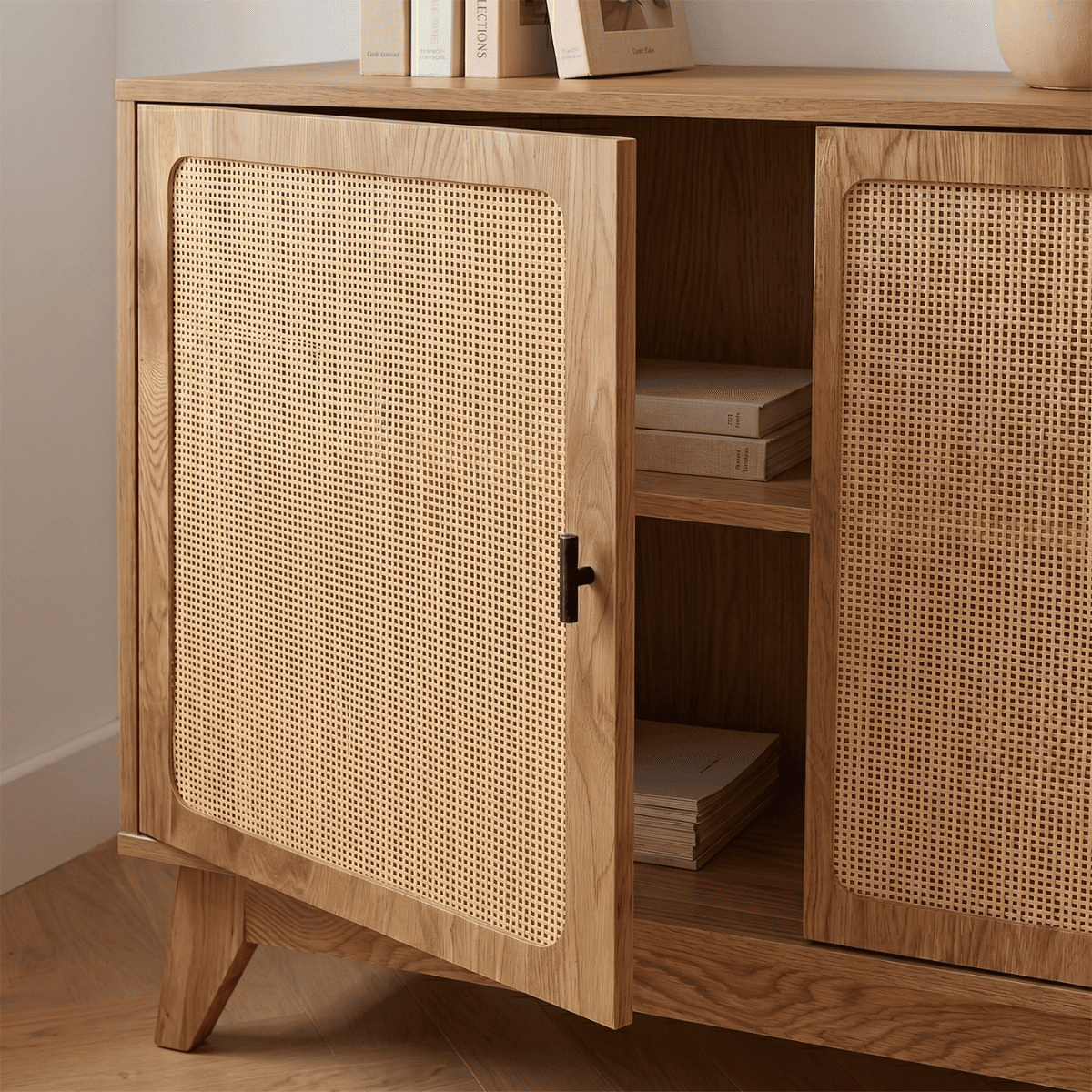 Buffet 3 portes ALIA bois clair, CALICOSY