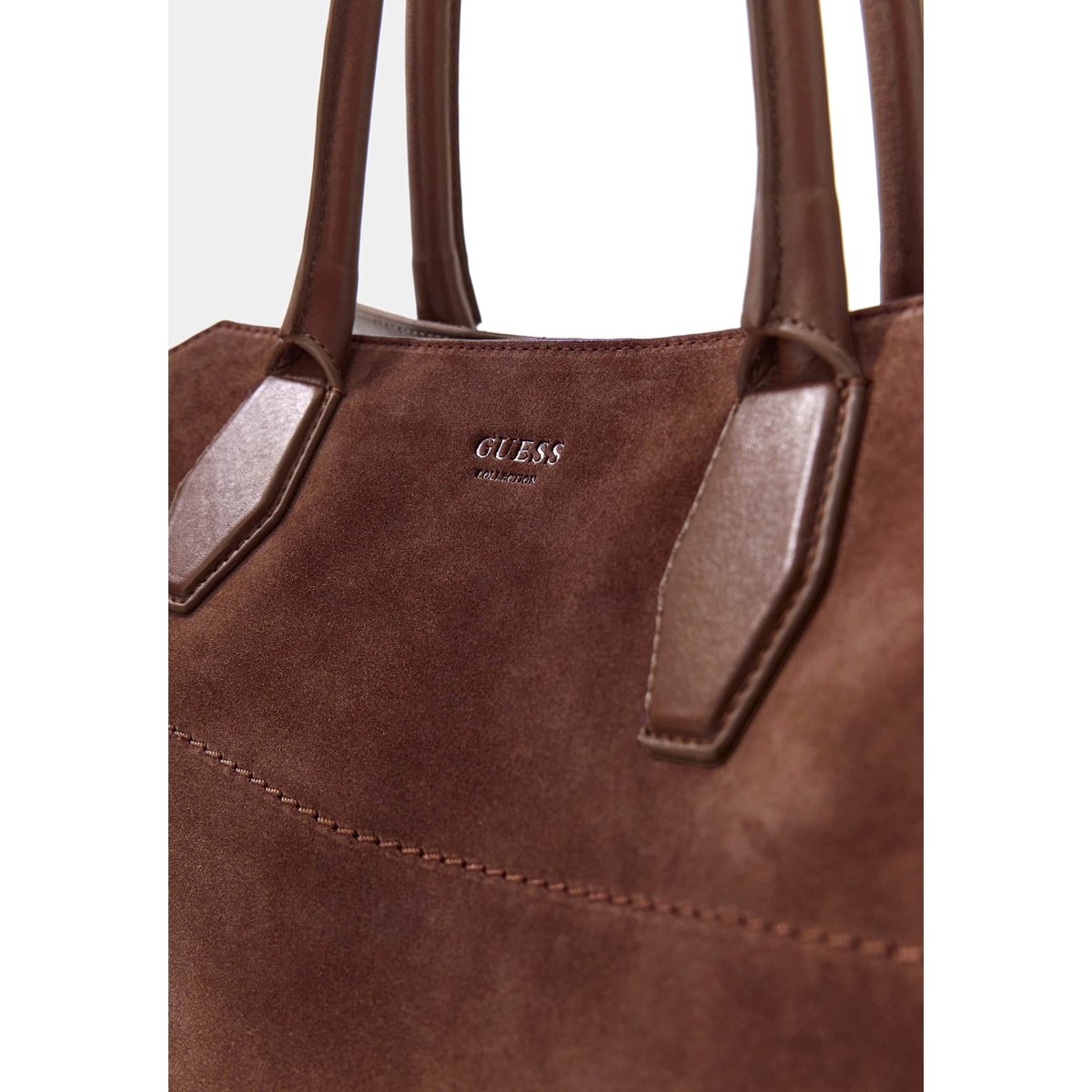 Sac Bandoulière Liza marron, GUESS
