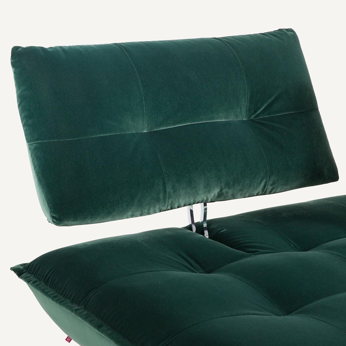 Banquette modulable en velours, KAORI vert tsar, AM.PM