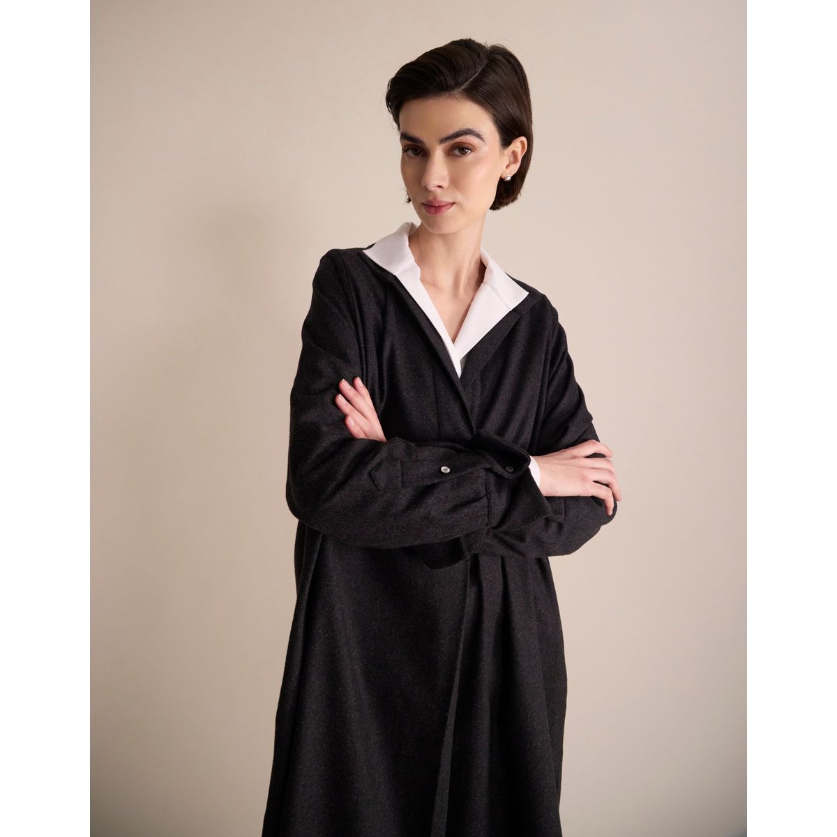 Robe Noella gris, INES DE LA FRESSANGE PARIS