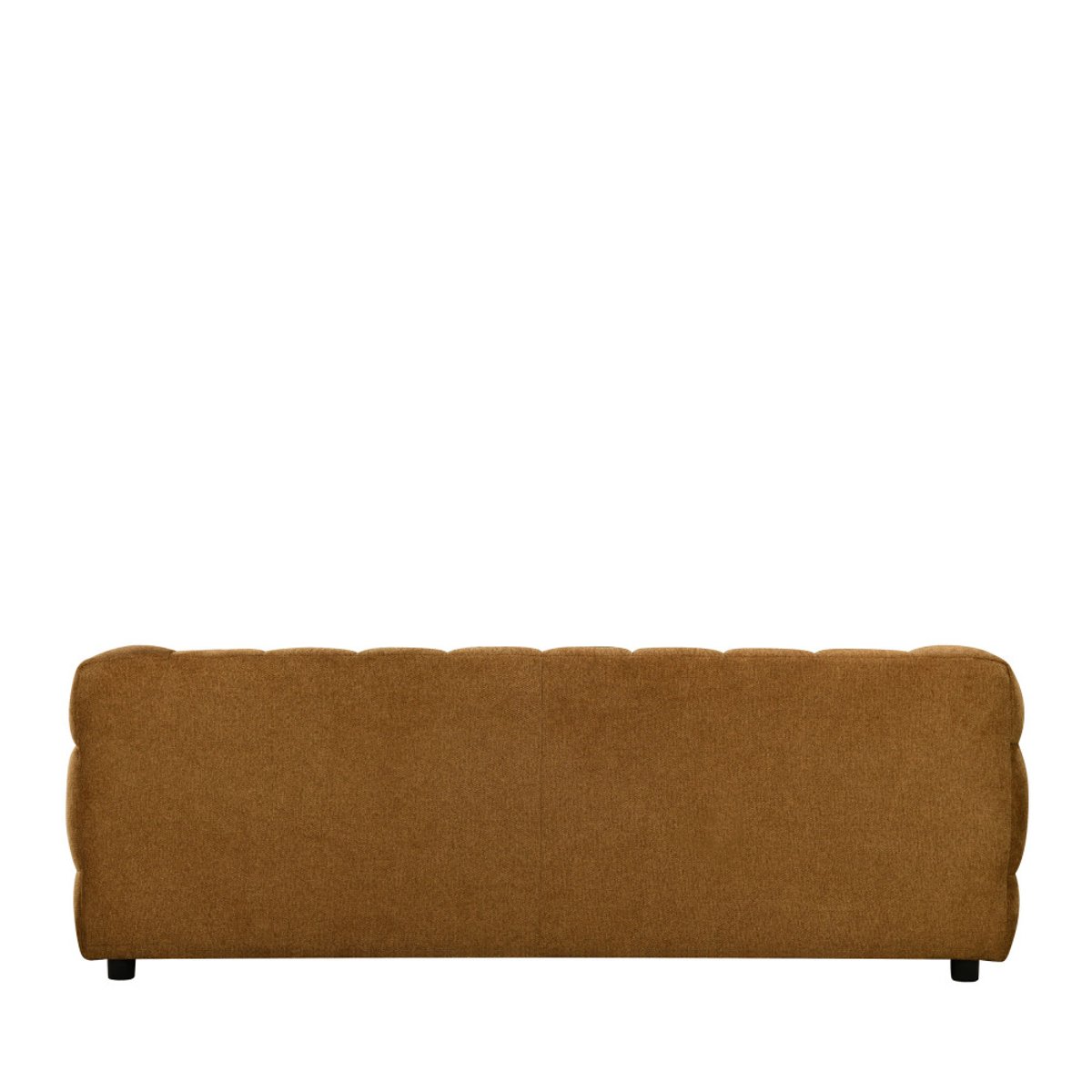 Canapé droit 3 places en tissu- BOLLY bronze, DRAWER