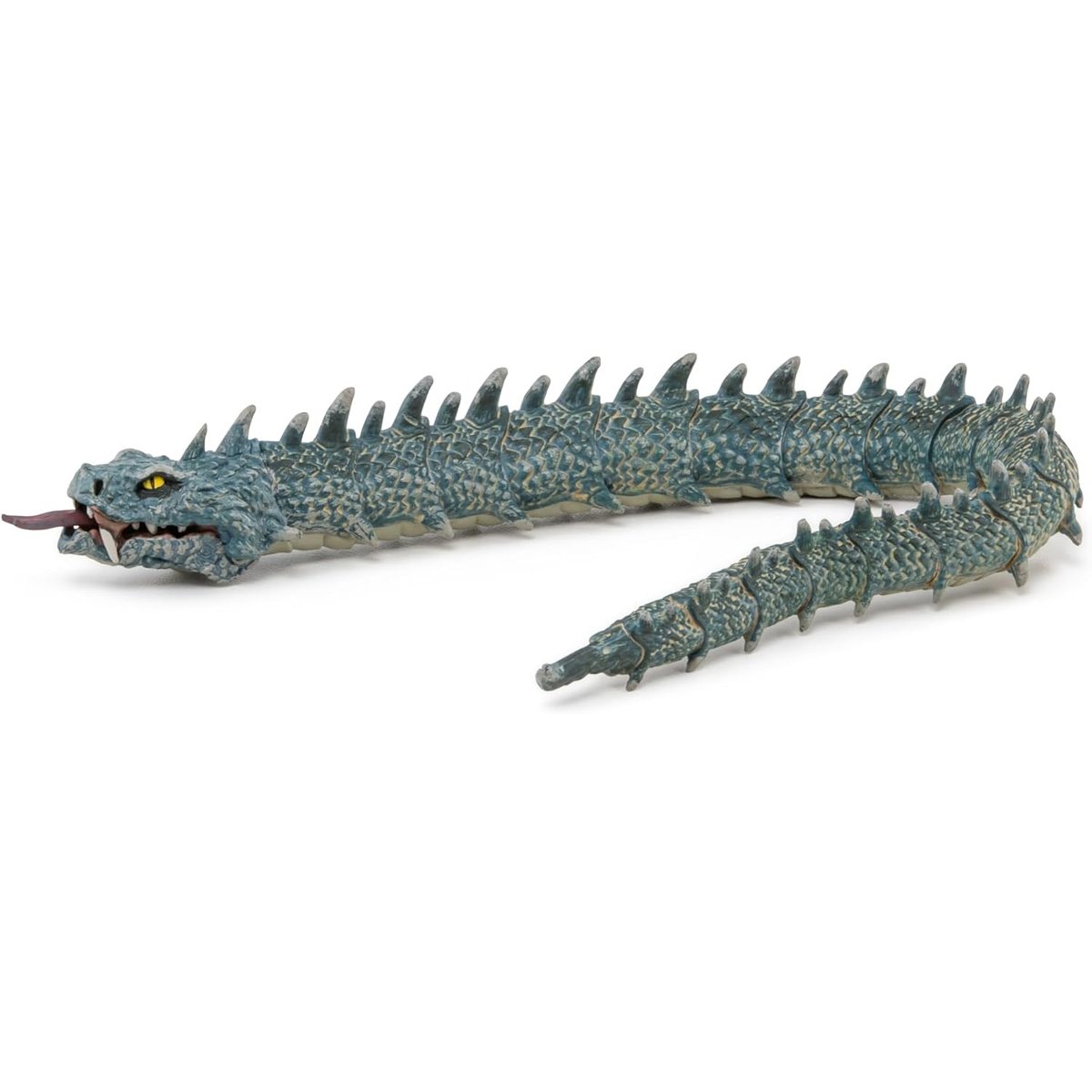 Figurine Basilic serpent maléfique légendaire bleu, PAPO