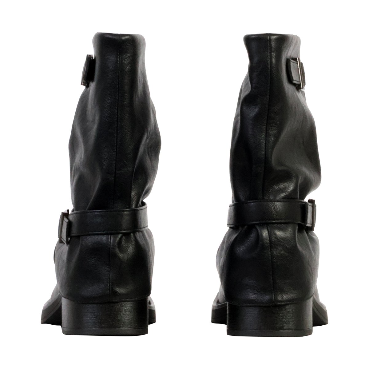Bottines à Boucles Brides Super Mode noir, ENZA NUCCI