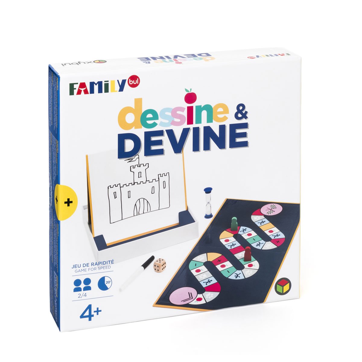Jeu de société Dessine et devine blanc, OXYBUL 