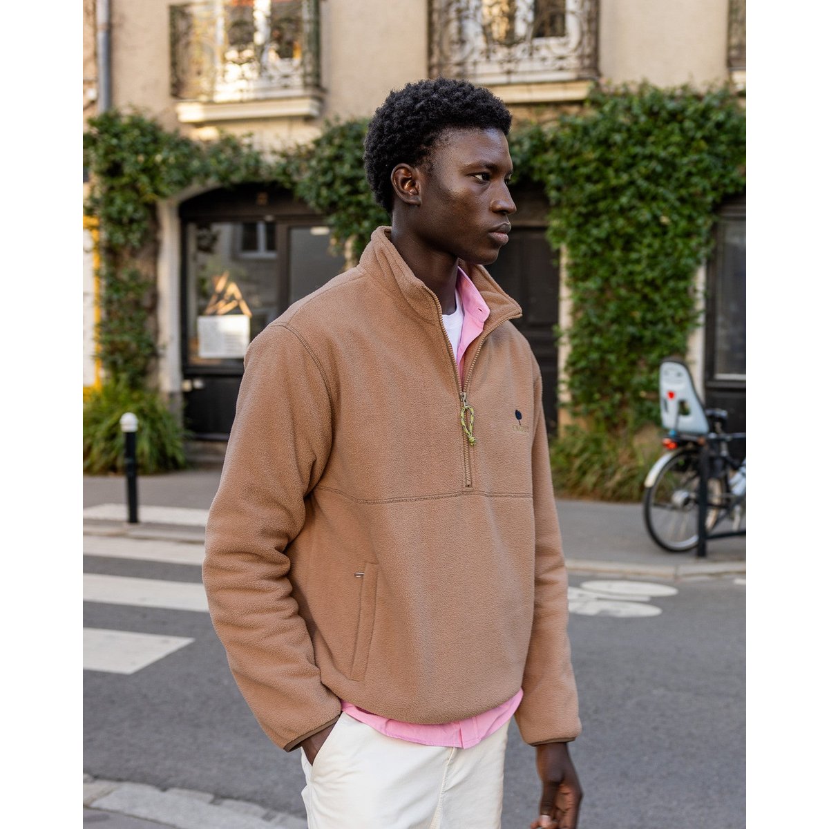Polaire LIORAN taupe, FAGUO