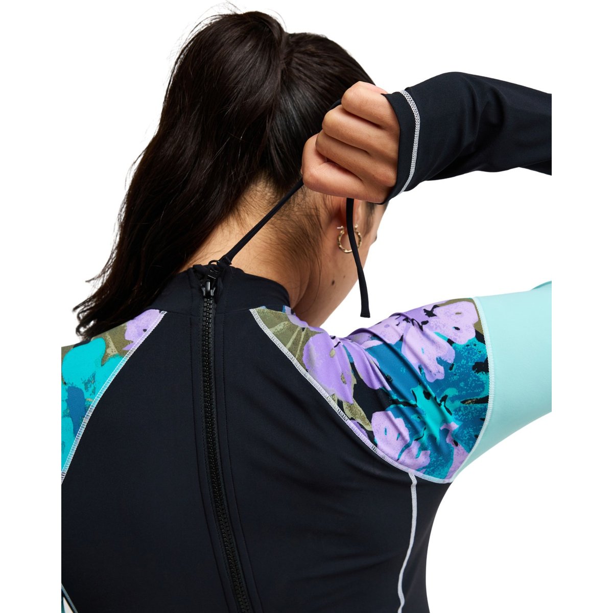 Maillot une pièce manches longues. violet viola golden gal s, ROXY