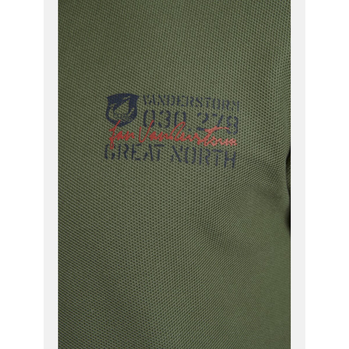 T-shirt à manches longues IVOR olive, JAN VANDERSTORM