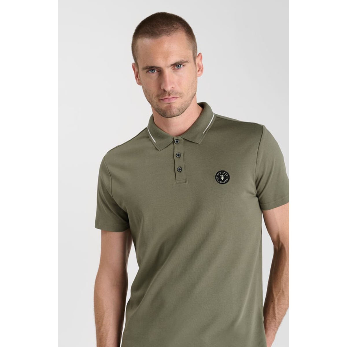 Polo manches courtes col tipped lizard, LE TEMPS DES CERISES
