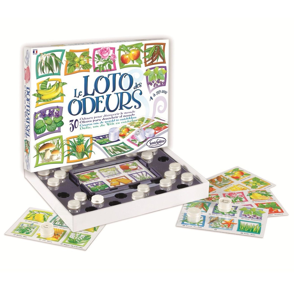 Le loto des odeurs blanc, SENTOSPHERE