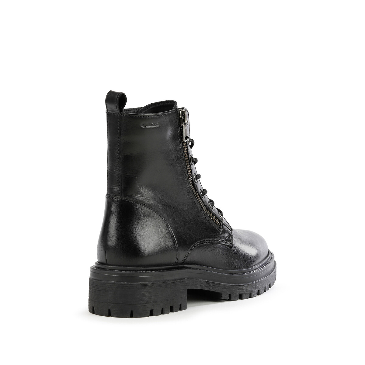 Iridea Zipped Ankle Boots with Laces black, GEOX