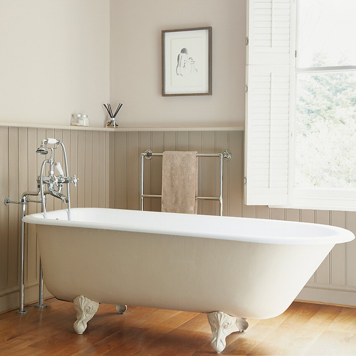 Water Based Eggshell Paint Birch White birch white, SANDERSON