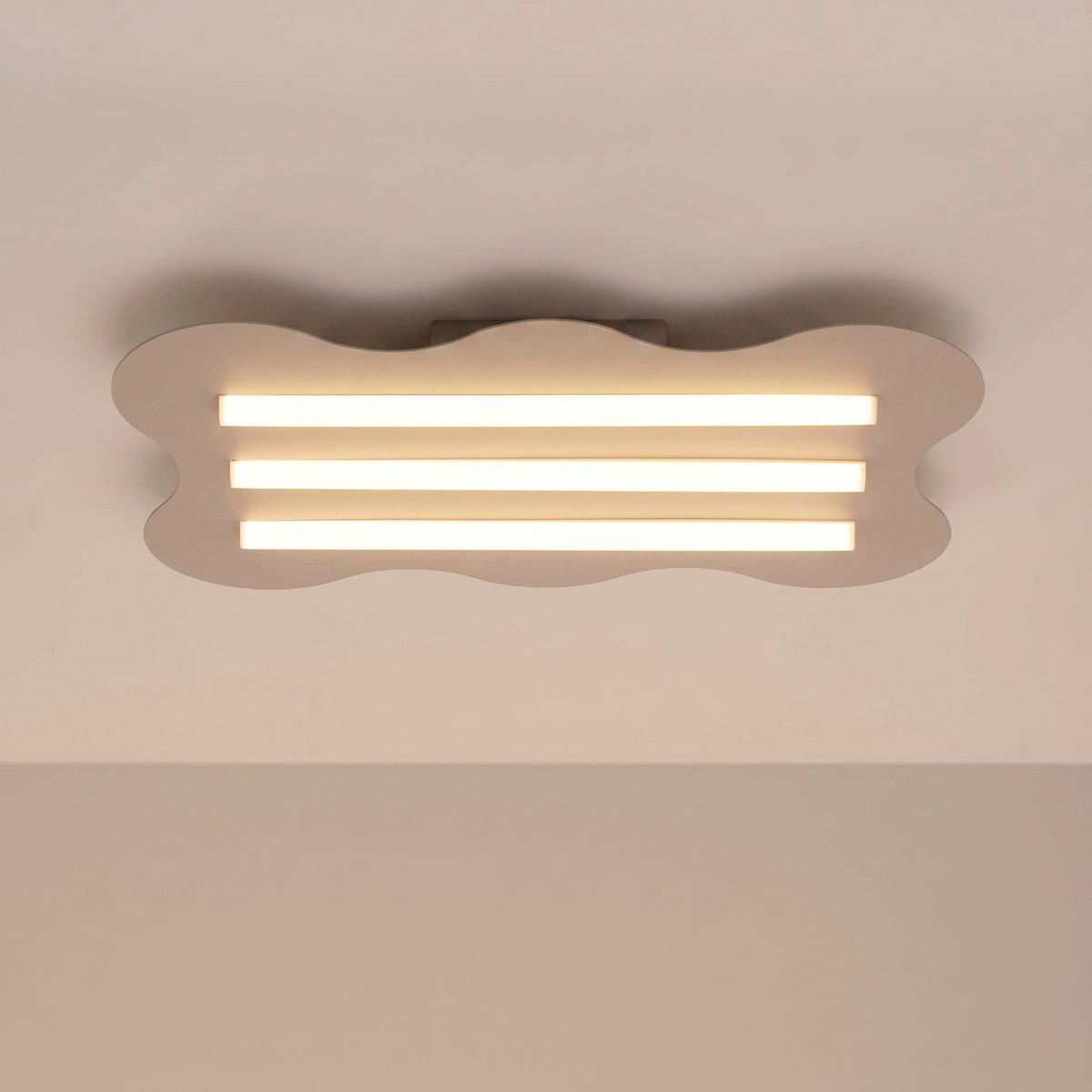 Plafonnier Acier Taupe S14d 1 Klover taupe, EDEN
