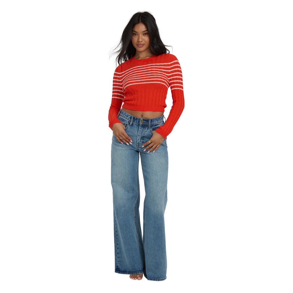 Sweat CLARE rouge red aloha, BILLABONG