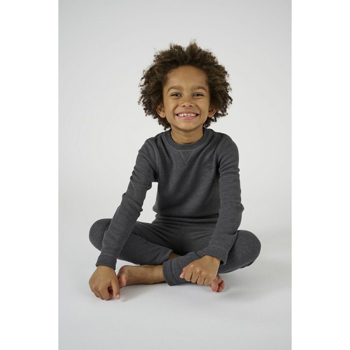 Thermolactyl Grade 5 T-Shirt with Long Sleeves charcoal grey, DAMART