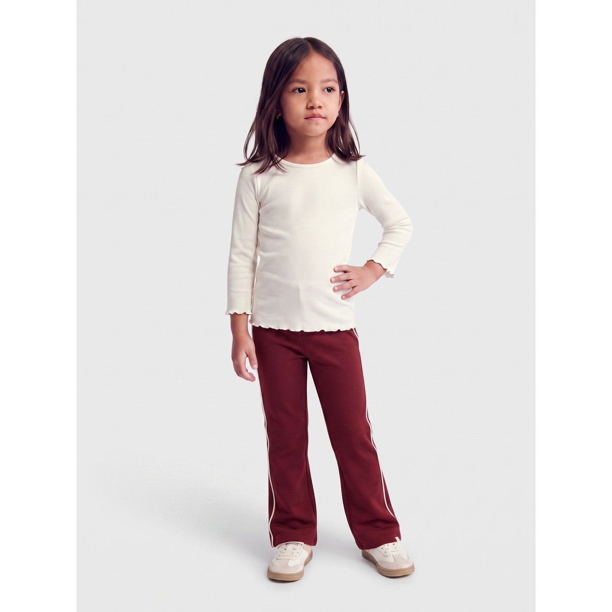 Pantalon rouge - cabernet 1, KIDS ONLY