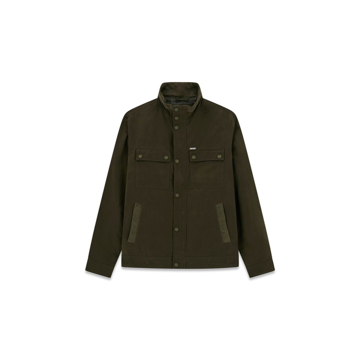 Veste À Col Montant vert foncé, GUESS
