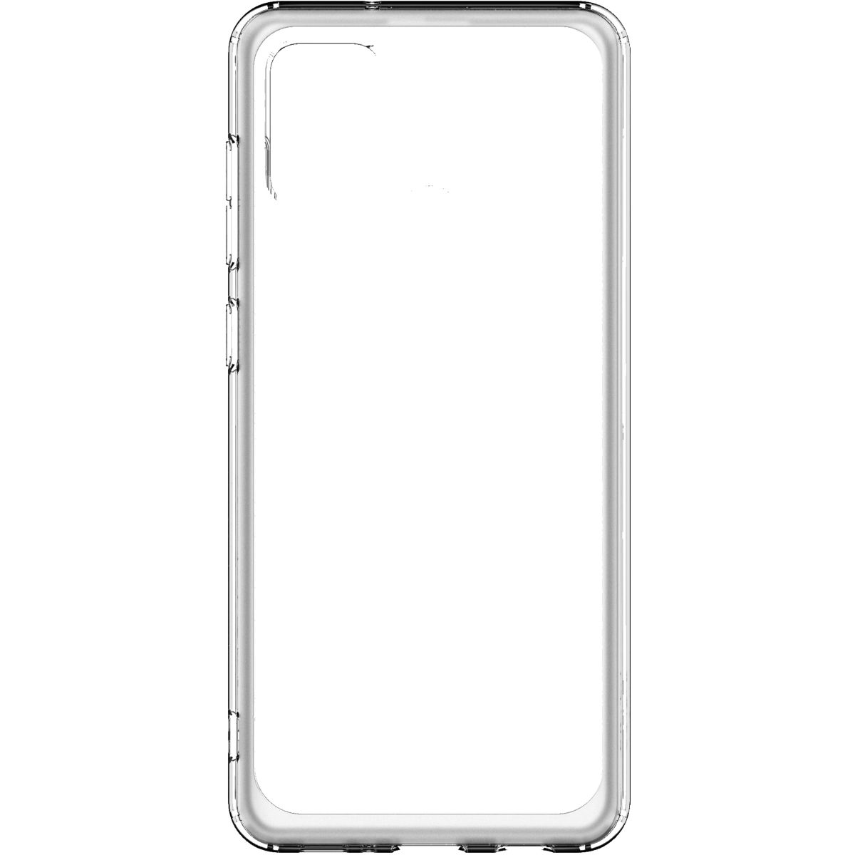 Coque A21s transparent transparent, SAMSUNG