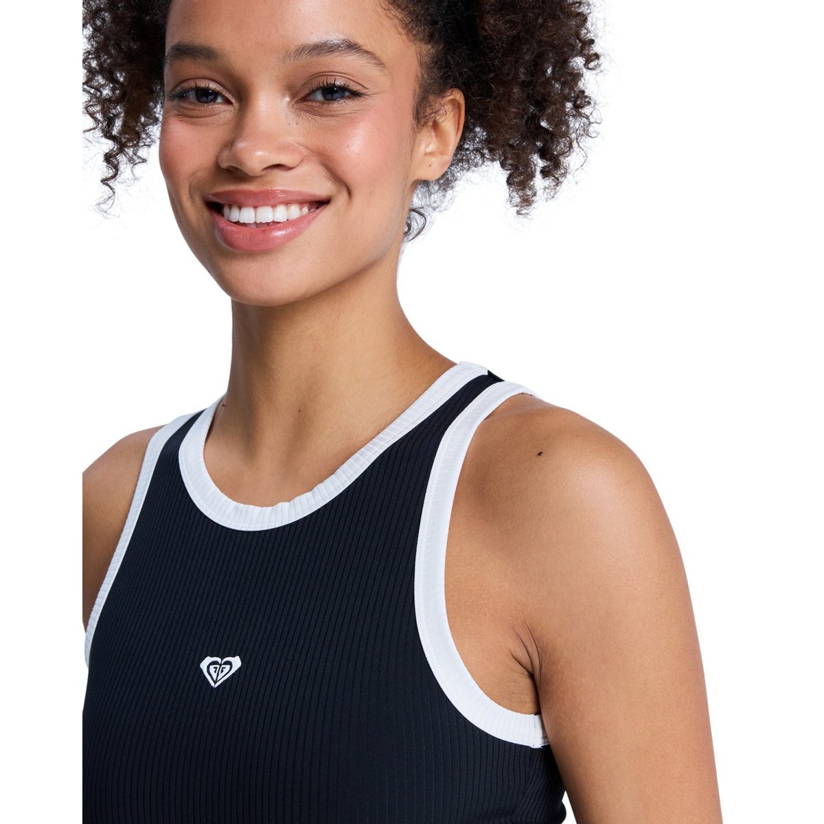 Débardeur de sport, col rond, . noir anthracite, ROXY