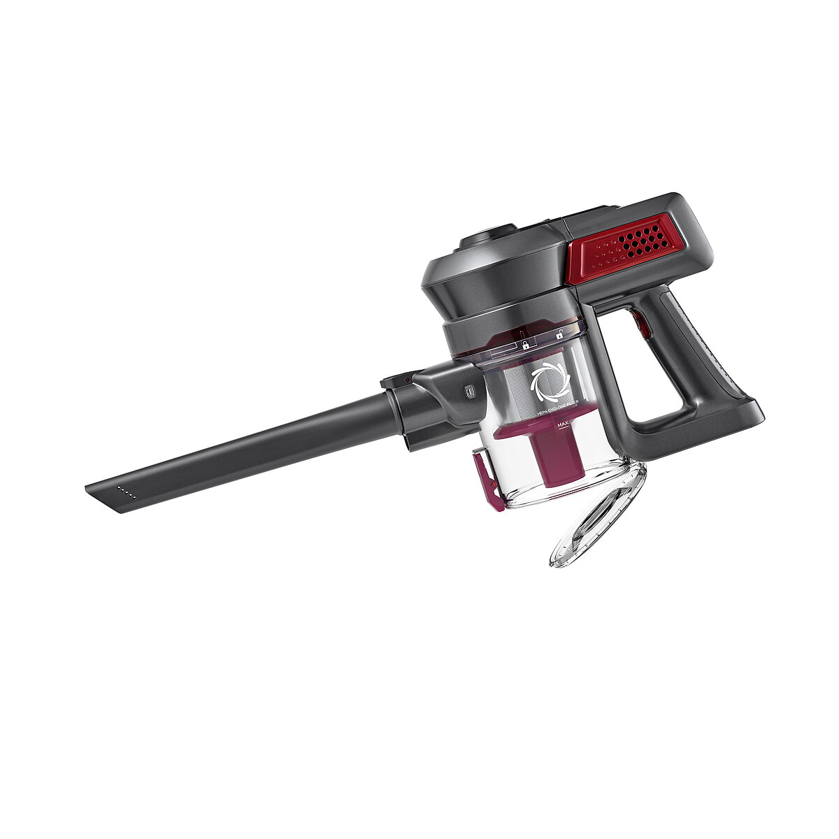 Aspirador Vertical 2 em 1 Sem Fios 22.2V 1642FL, FLAMA vermelho, FLAMA