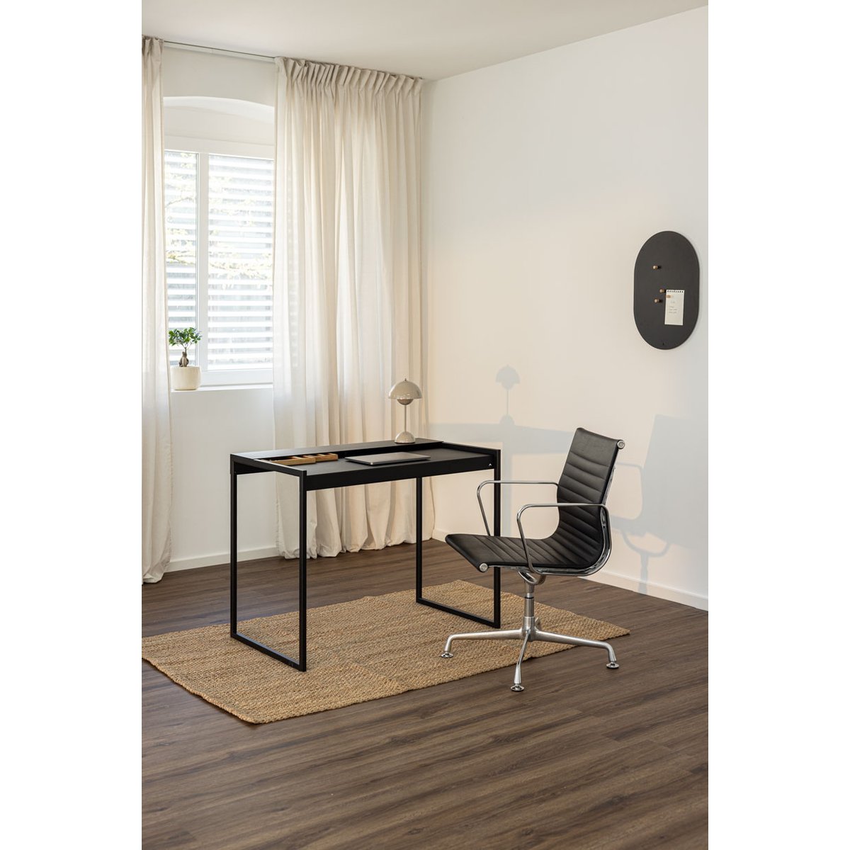 Bureau DONNA noir, METALLBUDE