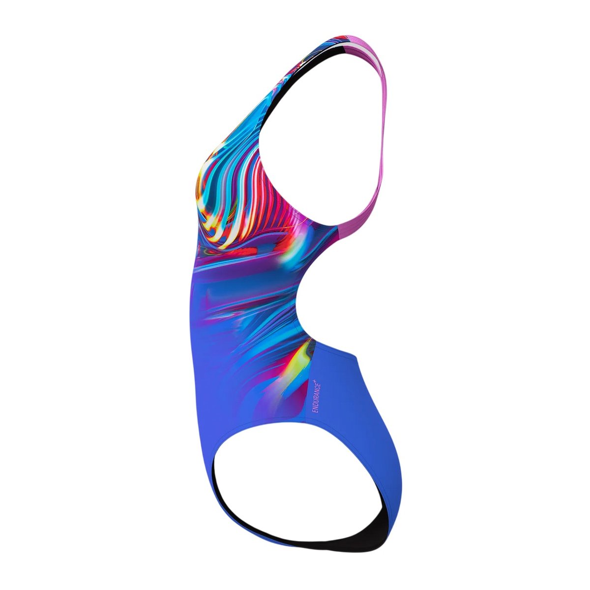 Maillot de bain 1 pièce dos nu motif/style imprimé PLACEMENT bleu, SPEEDO