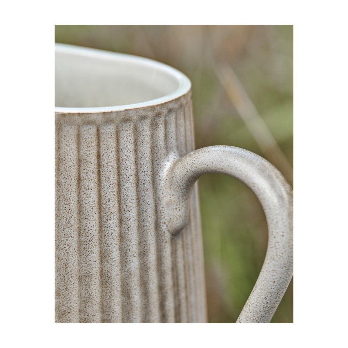 Carafe Pleat h 21 cm gris, HOUSE DOCTOR
