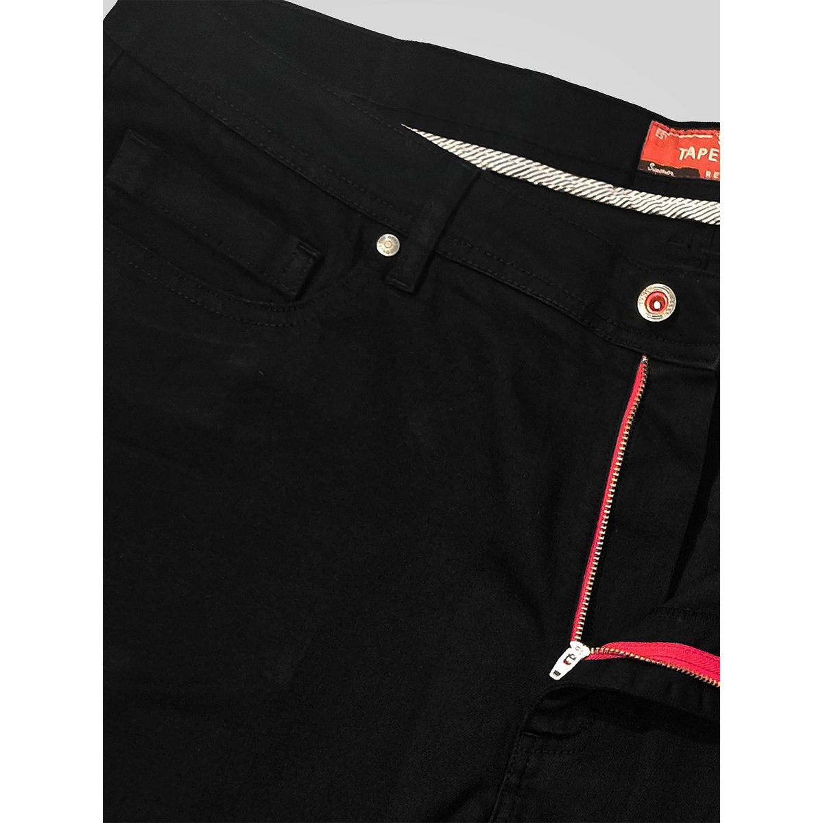 Jean très long extensible grande taille CLAUDE noir, DUKE