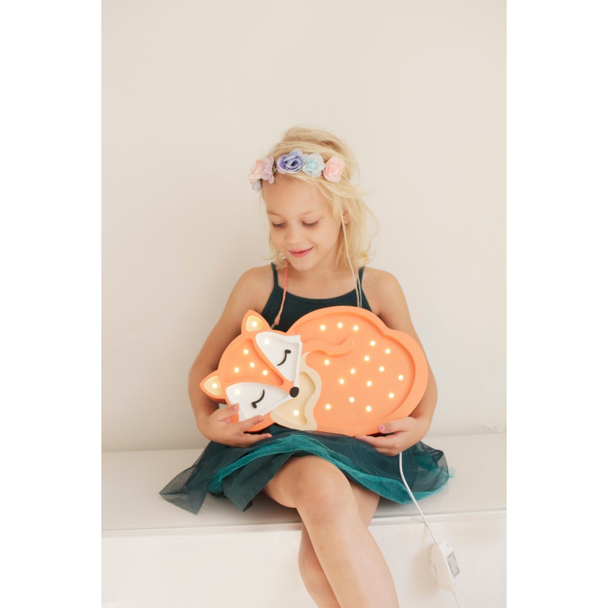 Lampe Veilleuse Renard orange, LITTLE LIGHTS