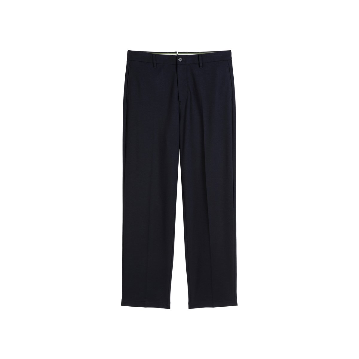 Pantalon modèle Mossbo DFB Travel Collection en mélange interlock-viscose bleu foncé, MARC O'POLO