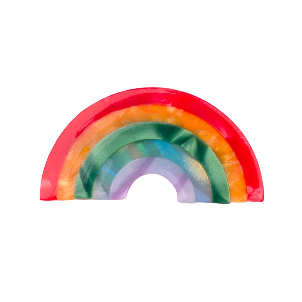 Barrette ARC-EN-CIEL multicolore, COUCOU SUZETTE