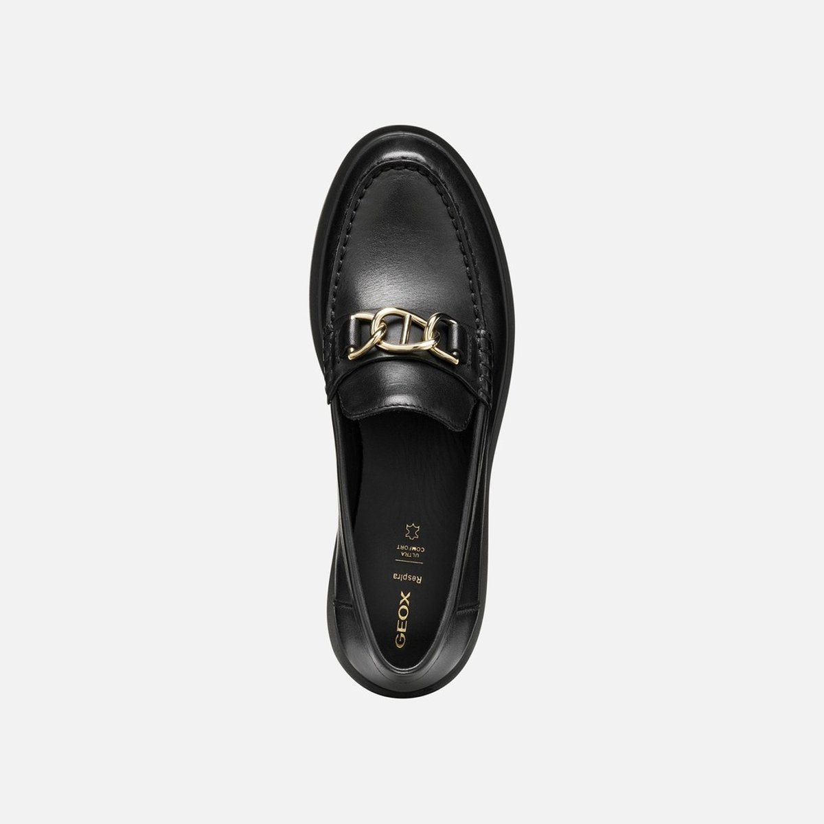 Mocassins D SPHERICA EC1 B noir, GEOX