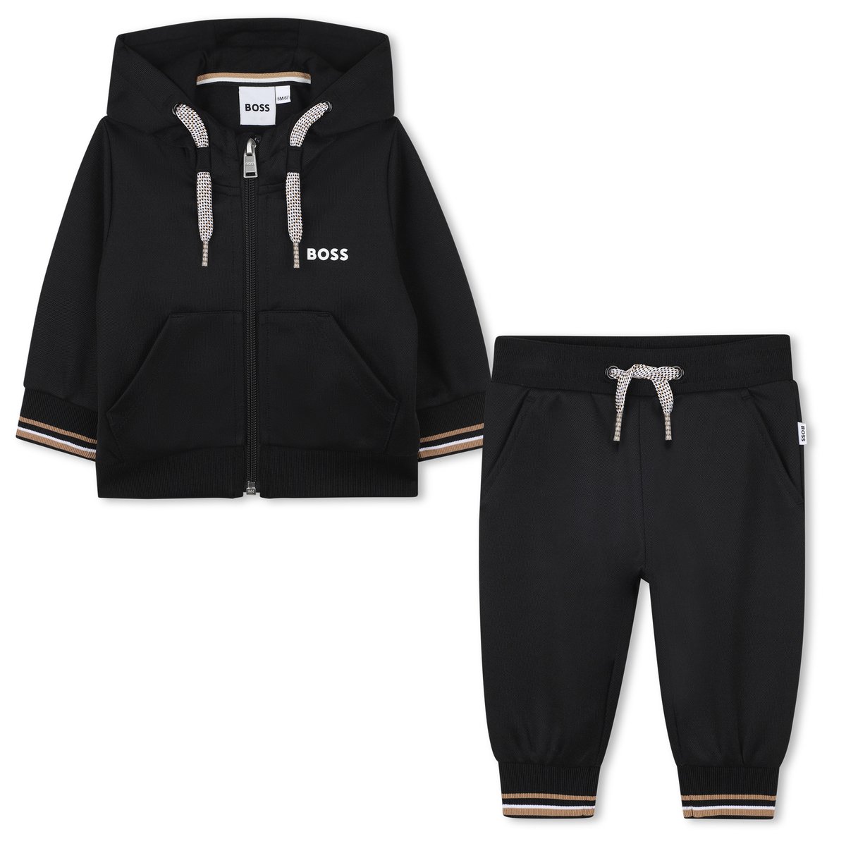 Ensemble cardigan et pantalon black, BOSS KIDSWEAR