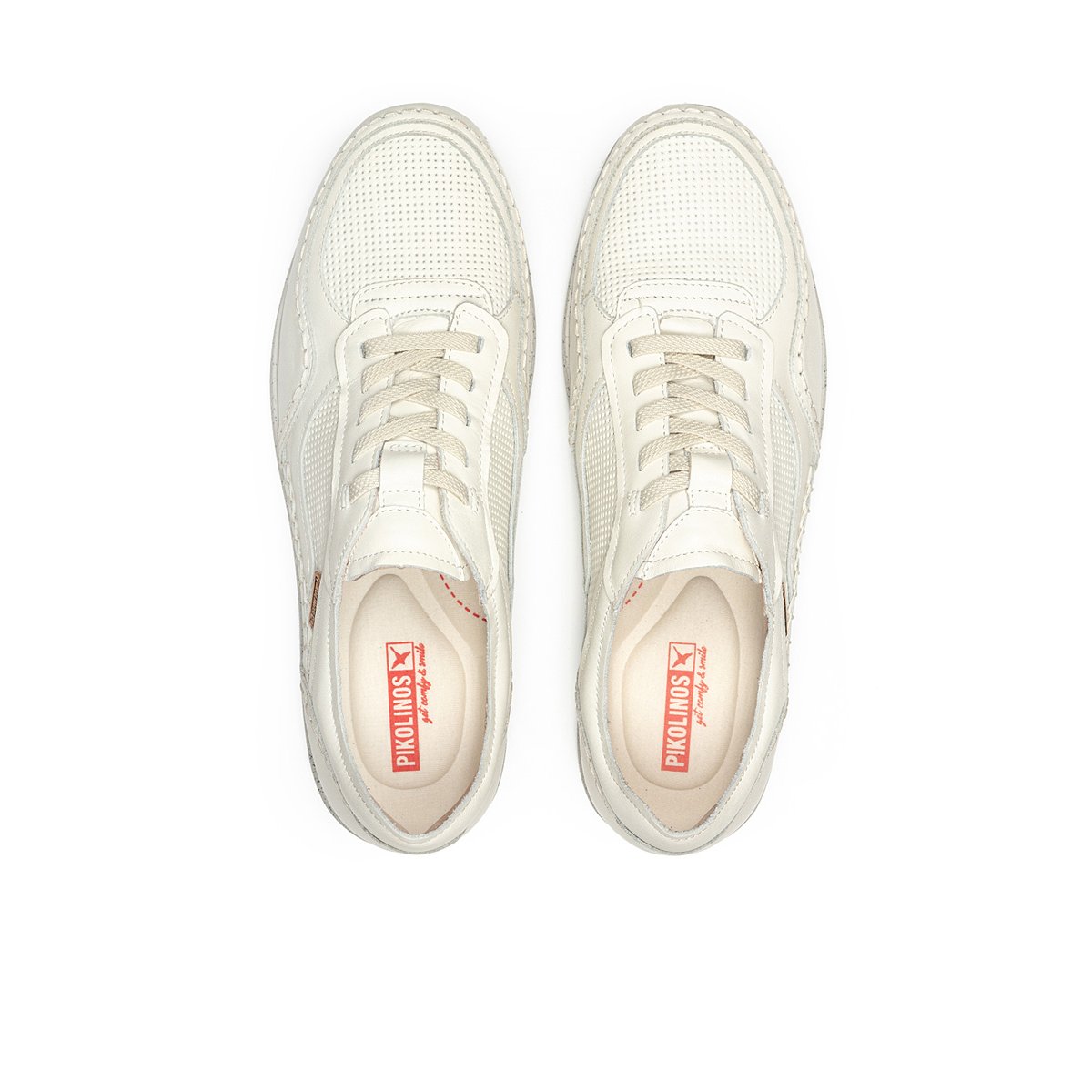 Baskets cuir Fuencarral off white, PIKOLINOS