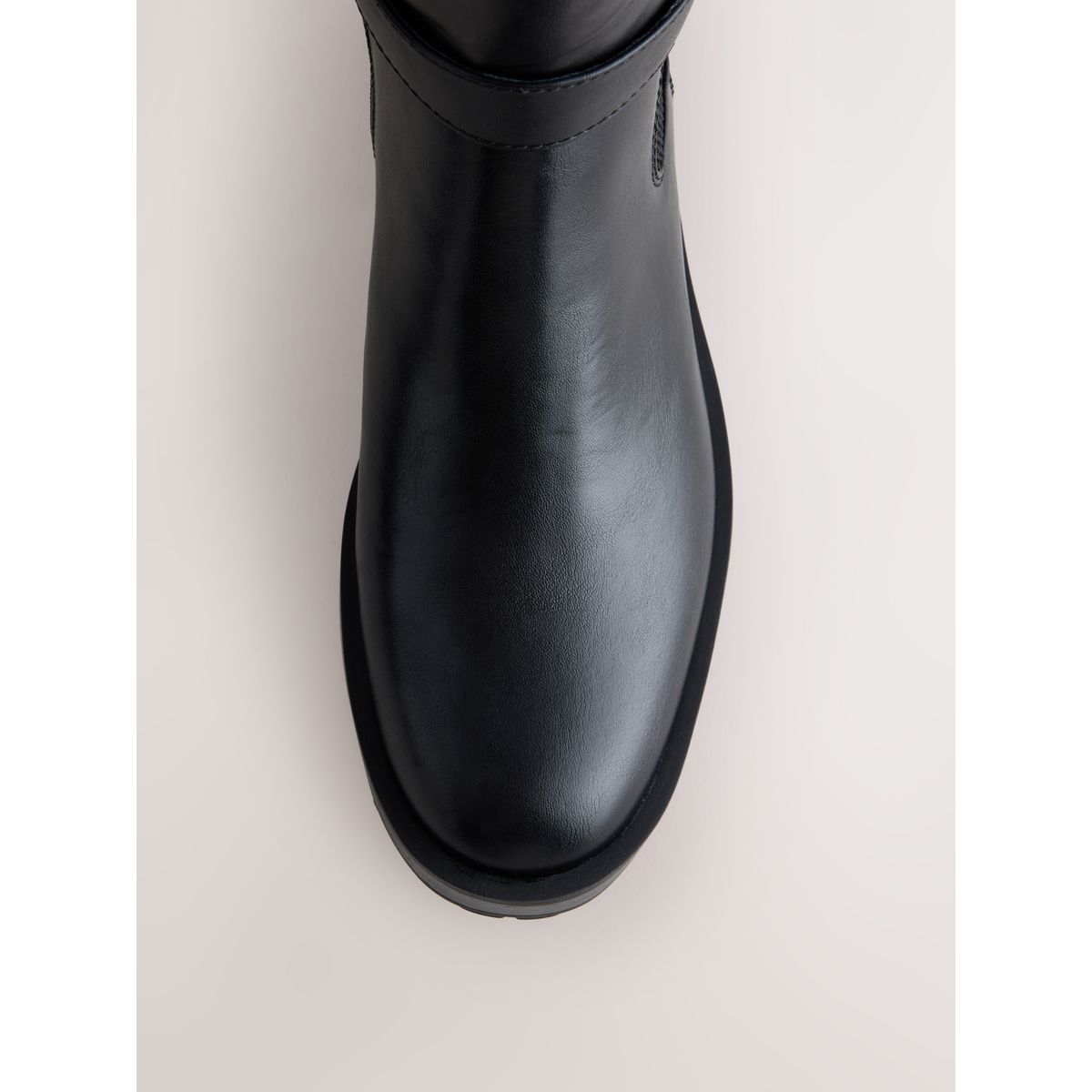 Bottes décontractées hauteur genou à boucle noir, NEXT