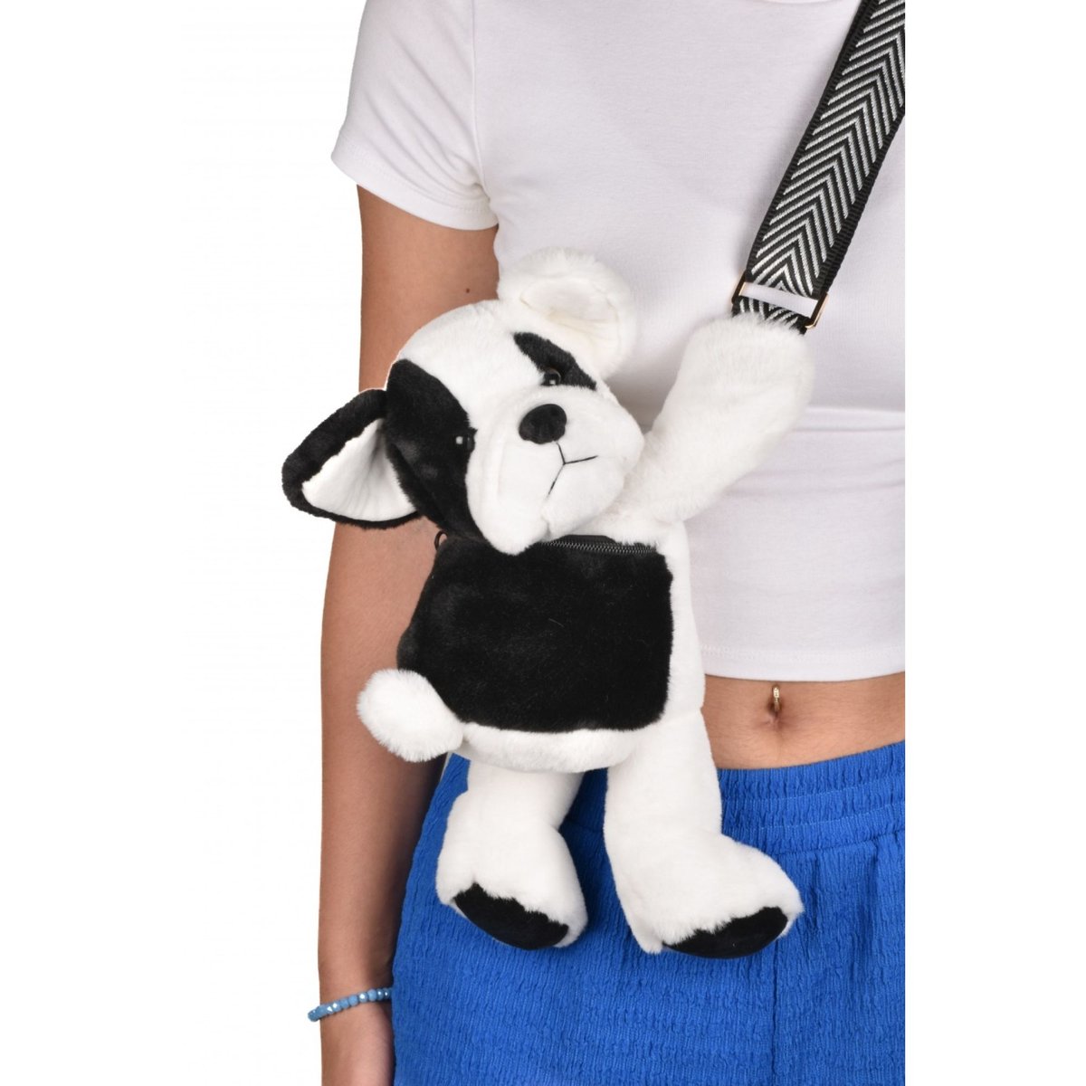 Sac bandoulière noir, DOUDOU ET COMPAGNIE
