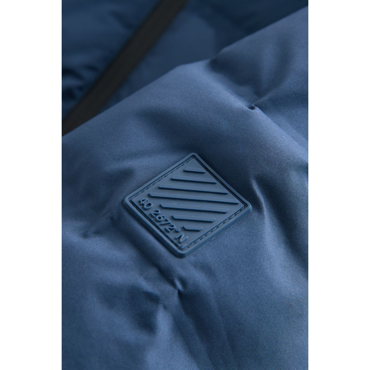 Veste à capuche semi-épaisse imperméable bleu marine, NEXT