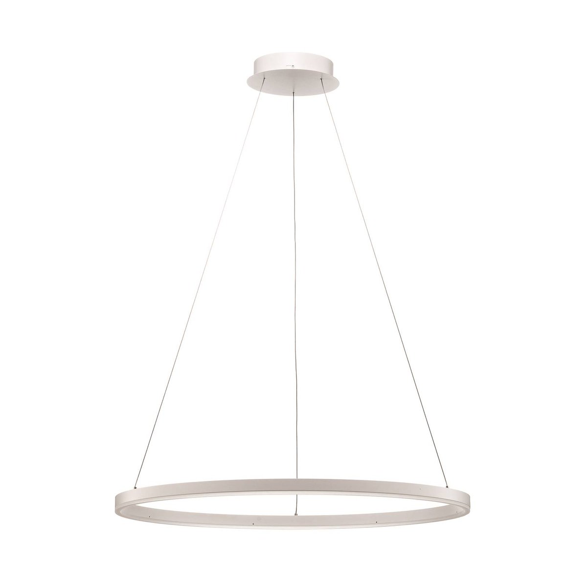 Suspension en métal moderneLED, Albiona blanc, ARCCHIO