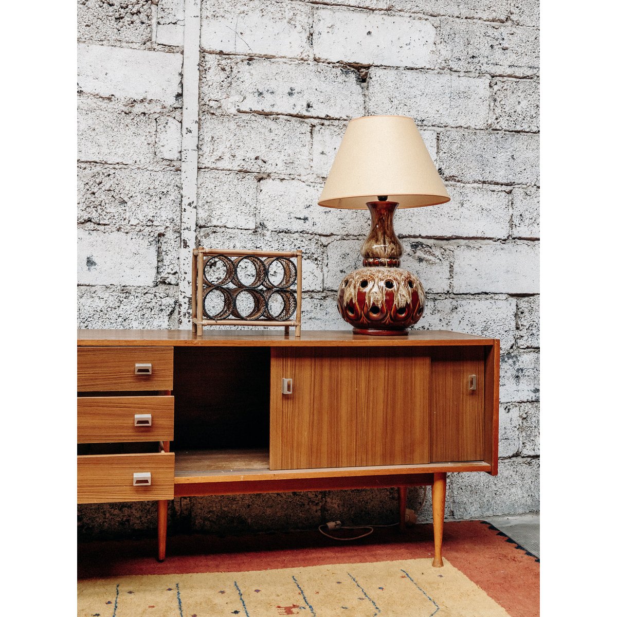 Enfilade en bois Margaret N°62 - Bon état bois, DEBONGOUT