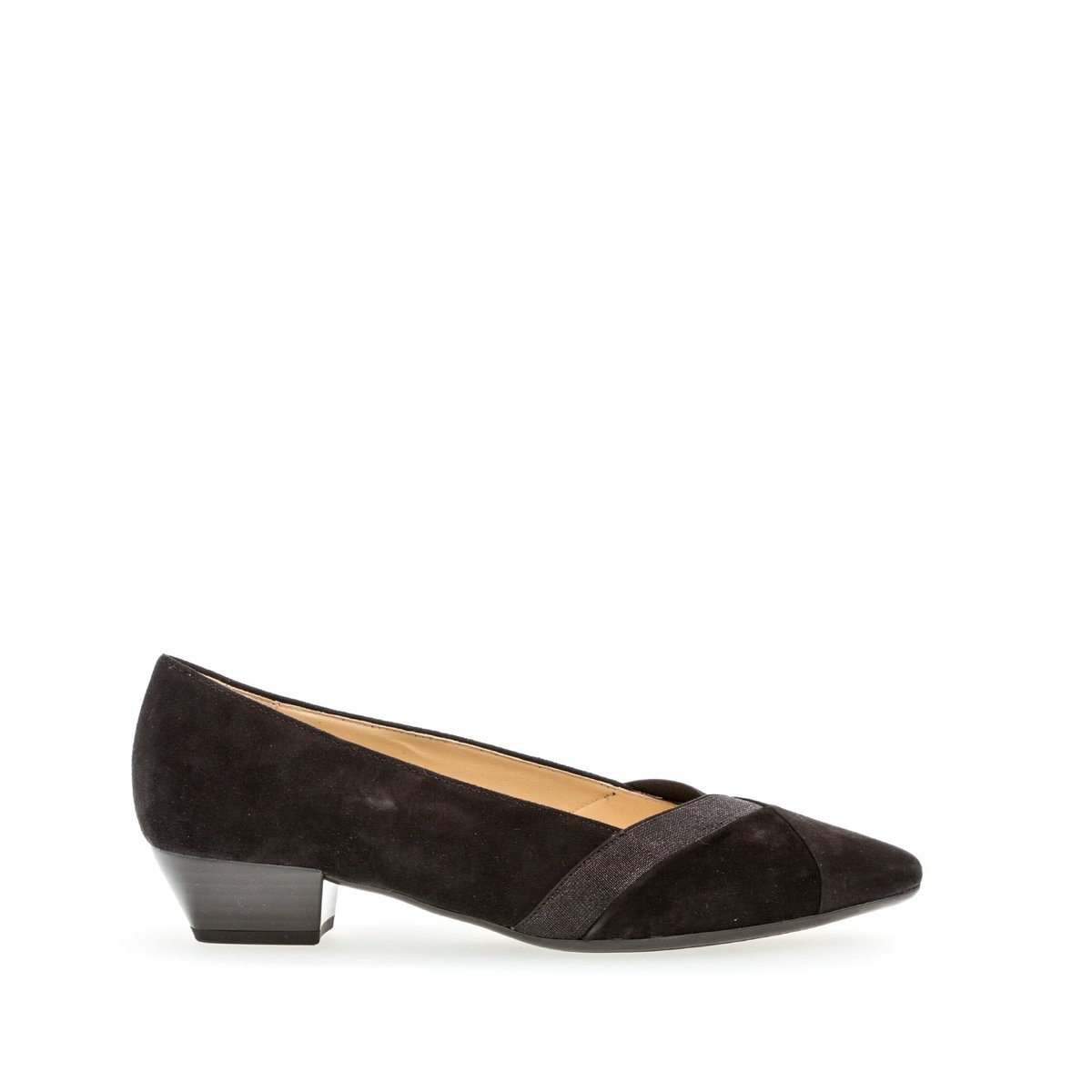Escarpins en velours noir, GABOR