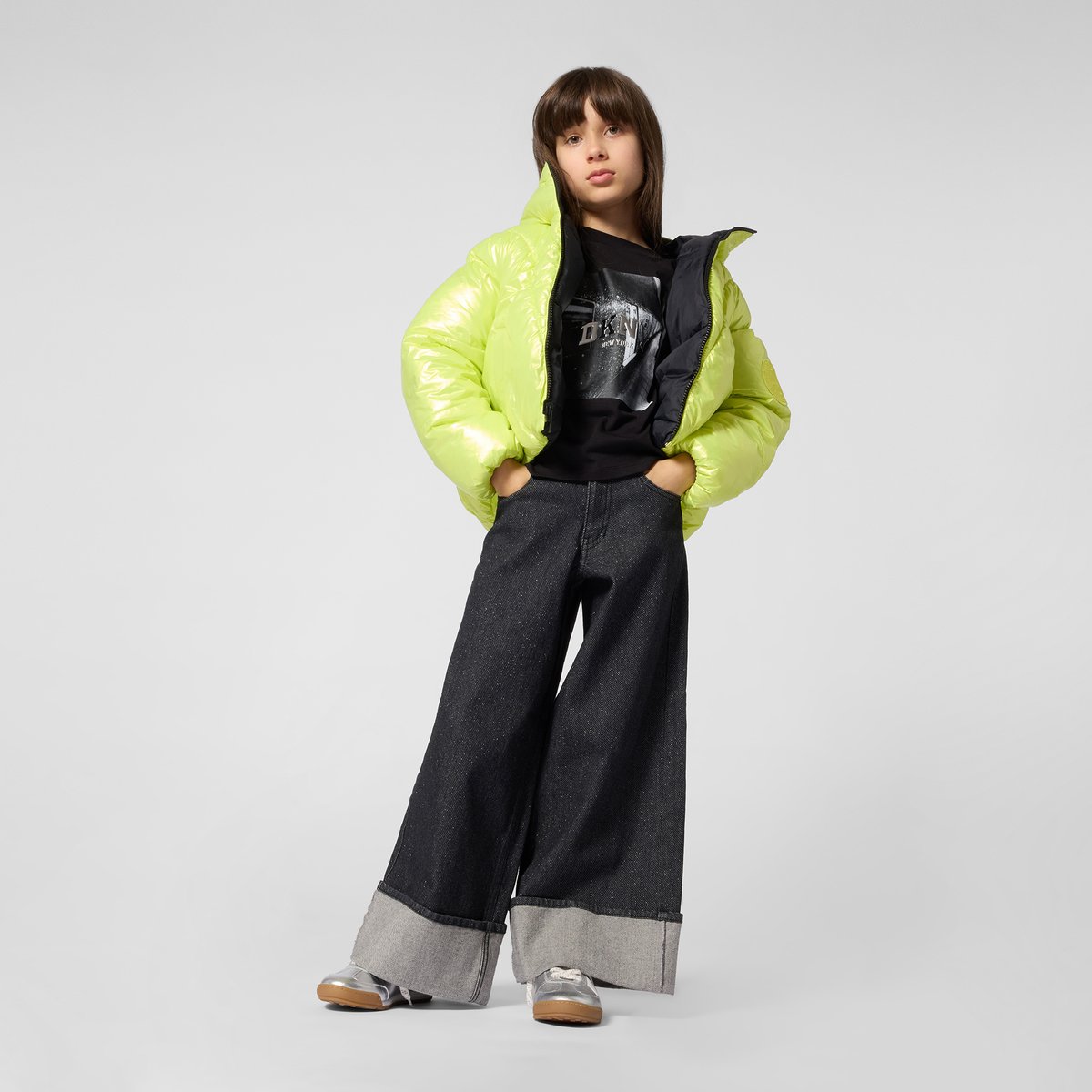 Pantalon en denim denim black, DKNY