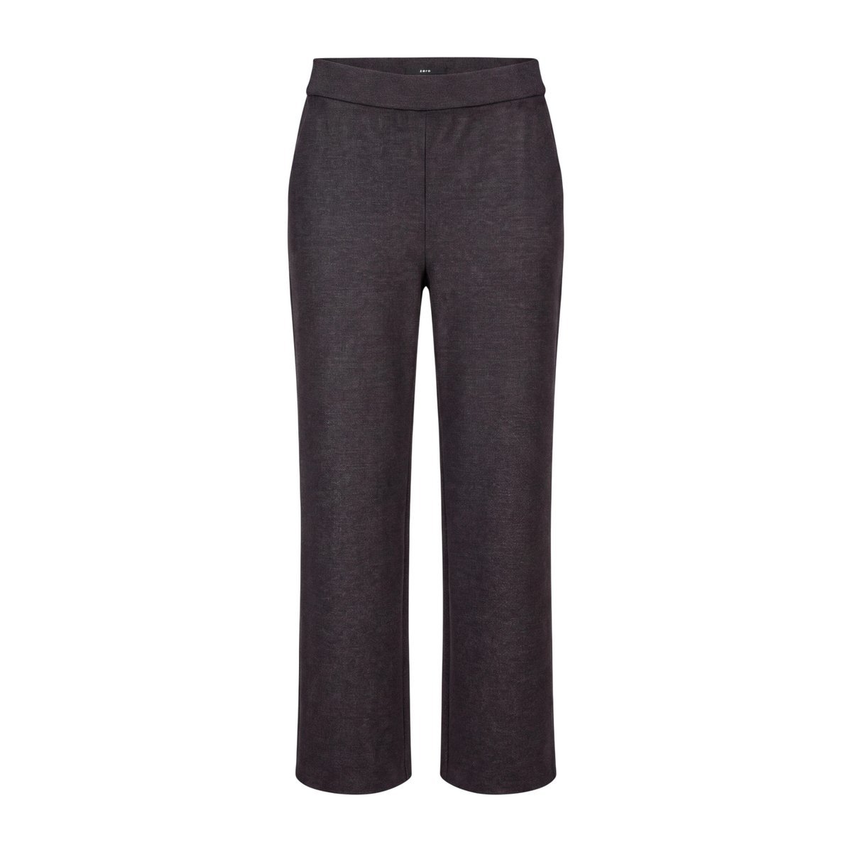 Pantalon casual à jambes larges anthracite melange, ZERO
