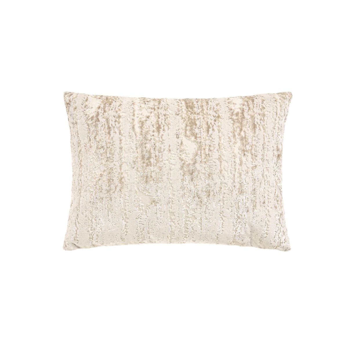 Coussin abstrait en velours collection luxe naturel moyen, NEXT