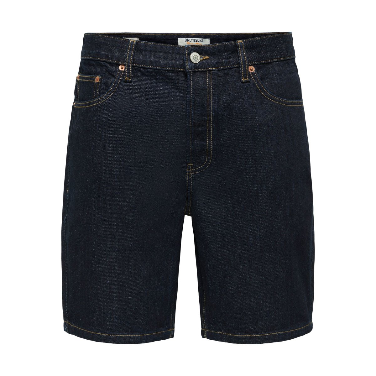 Short En Denim bleue - dark blue denim 1, ONLY & SONS