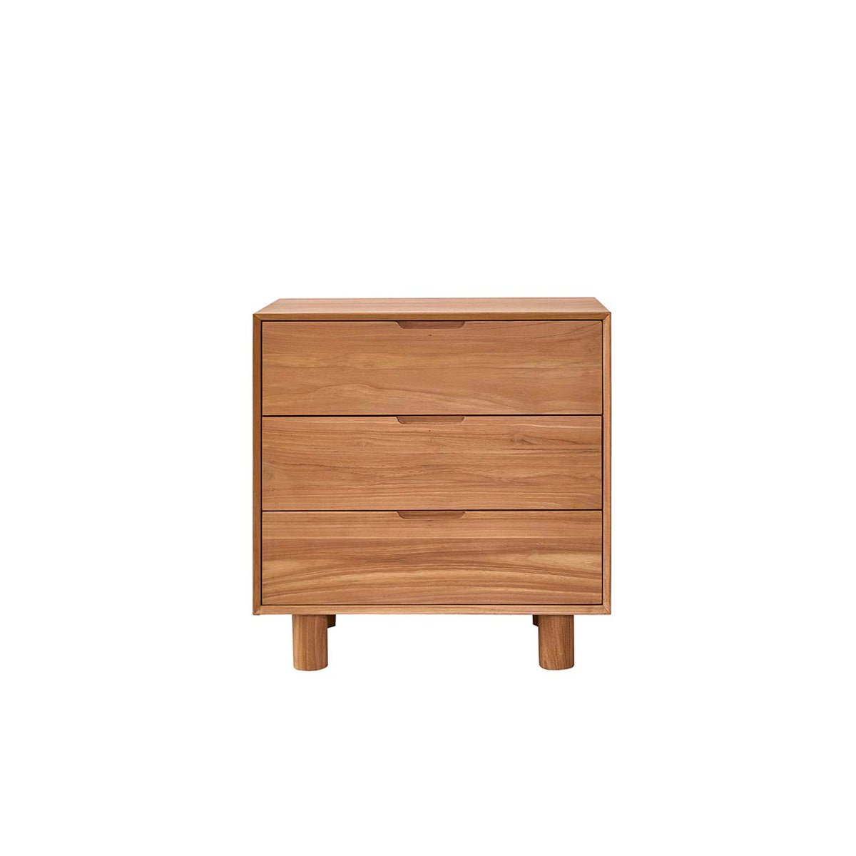 Meuble sous vasque en teck massif 80 cm  GUSTAVE naturel, BERAH GETAH