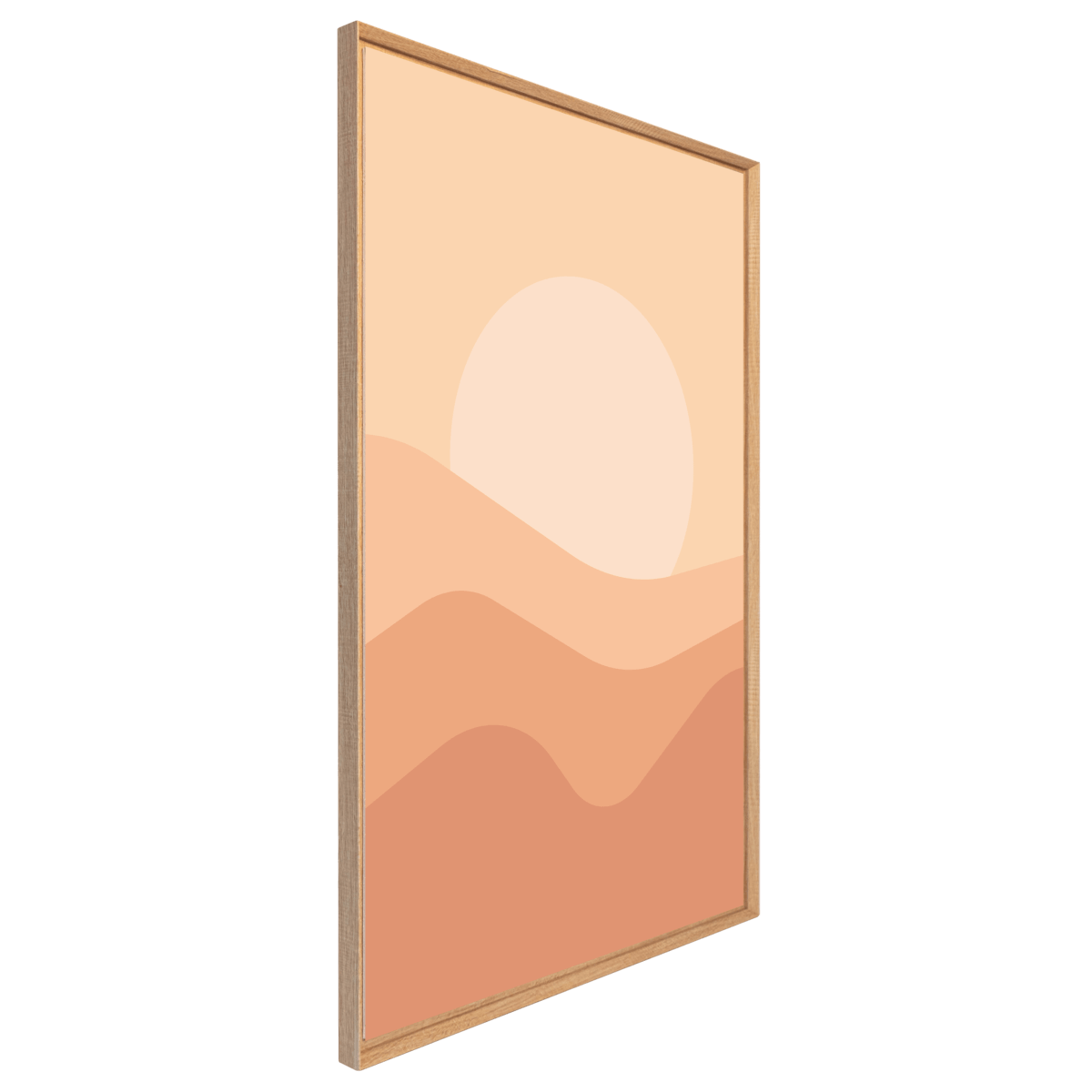 Tableau Mural Encadré Illustration Soleil Couchant ILLUSTRATION tableaux encadrés, CEANOTHE