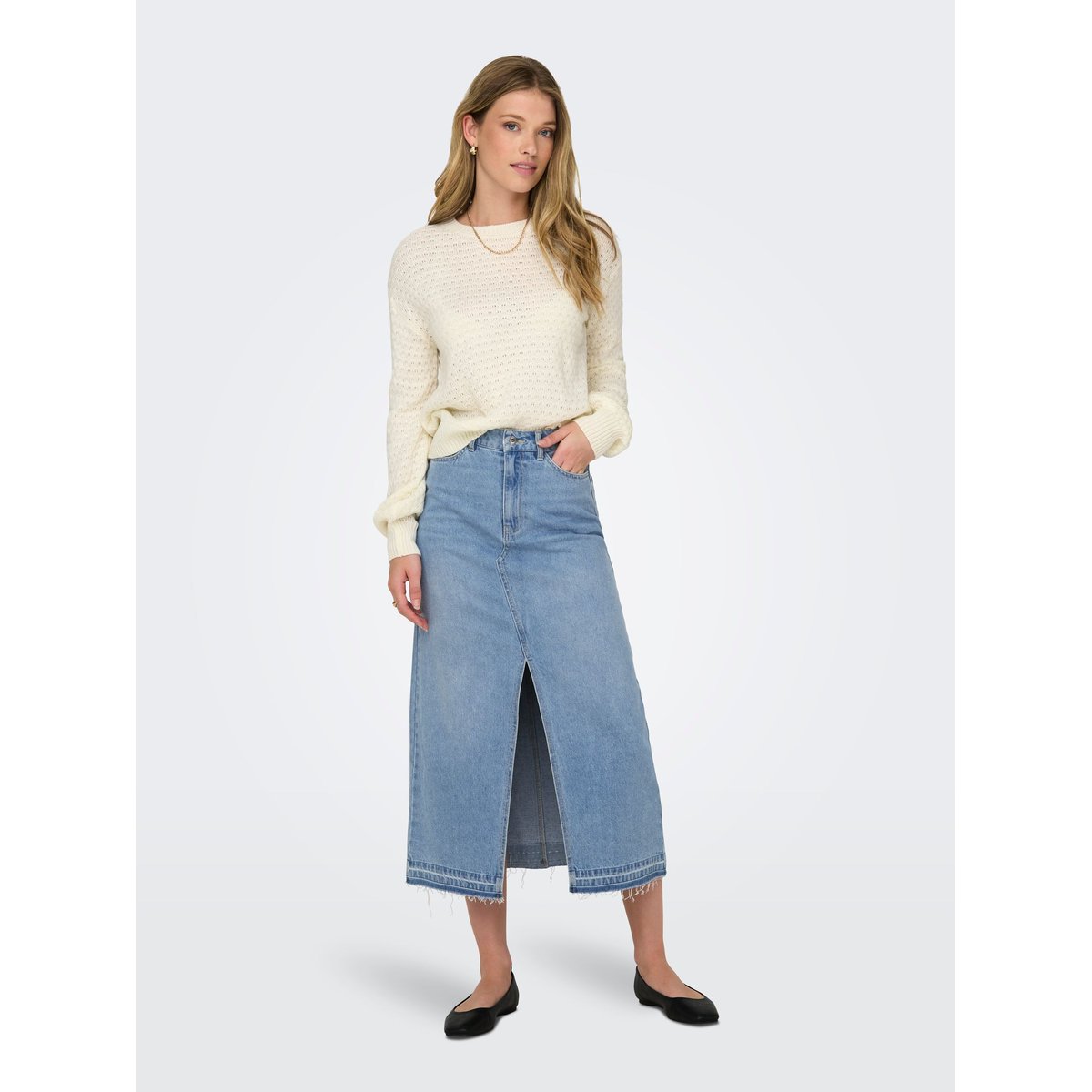 Jupe En Denim light blue denim, JDY
