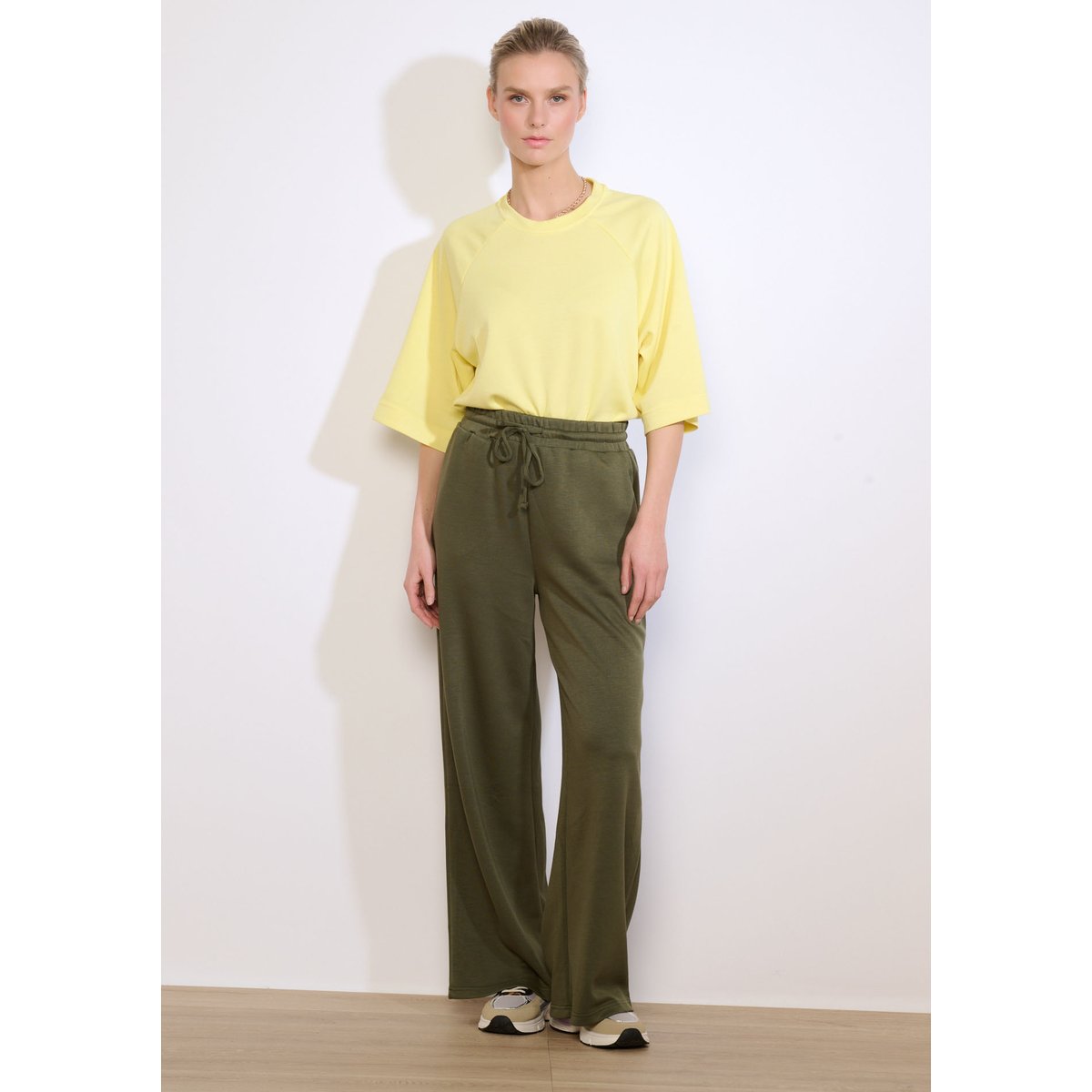 Pantalon jogging ample khaki, LOLALIZA
