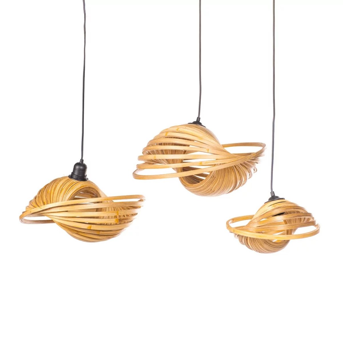 Suspension en bambou TODD naturel, HYDILE