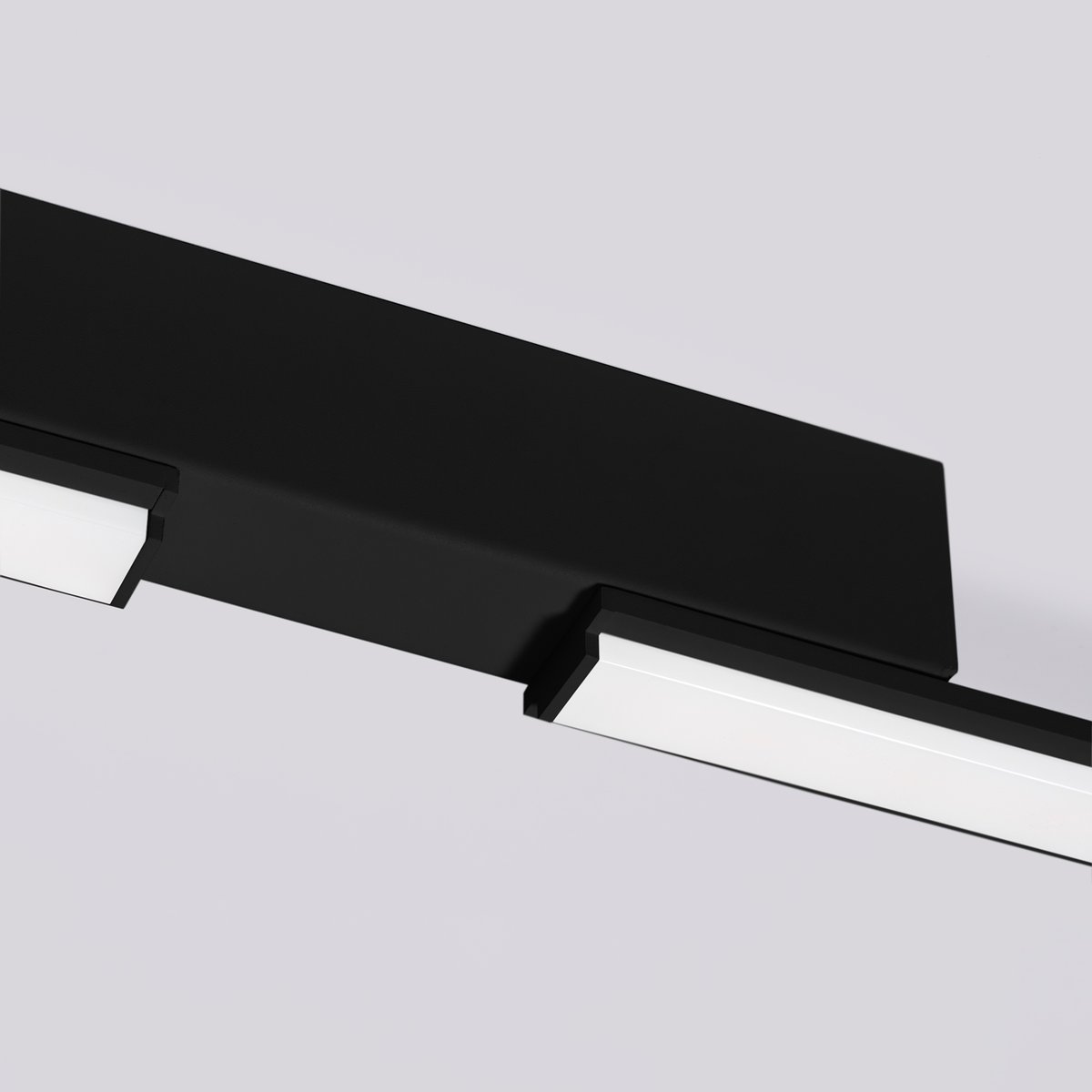 Plafonnier Aluminium Noir LED 2 Lagom noir, EDEN